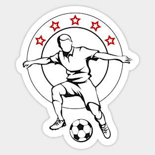 Soccer Club Retro Emblem Sticker